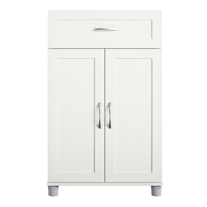 Basin Framed 2 Door/1 Drawer Base Cabinet - White