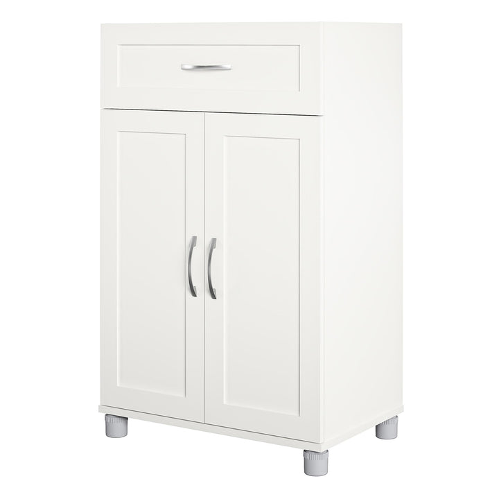 Basin Framed 2 Door/1 Drawer Base Cabinet - White