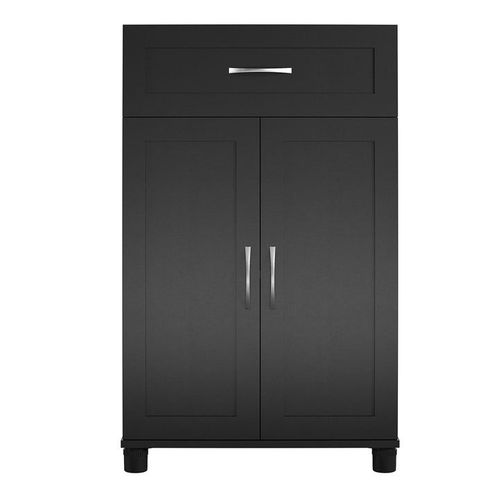2 door cabinet with drawer - Natural