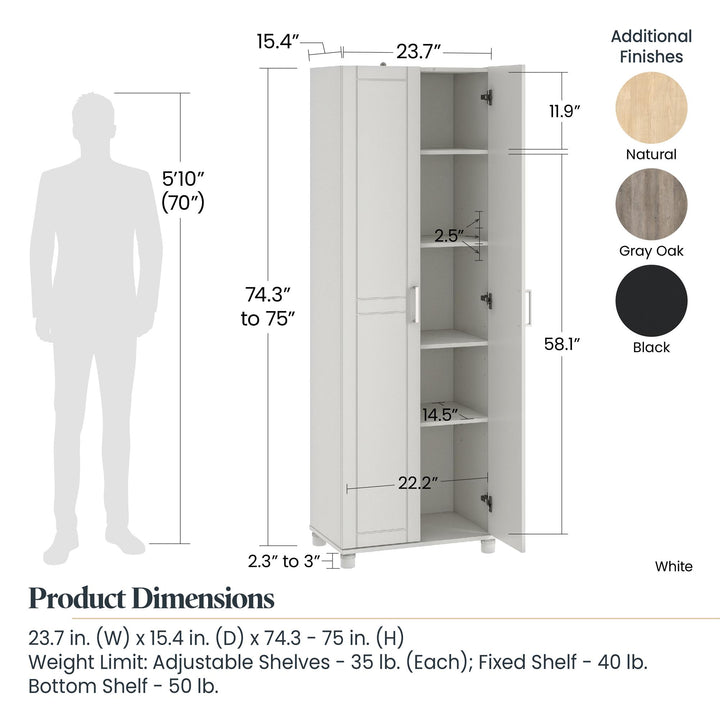 all purpose cabinet - White