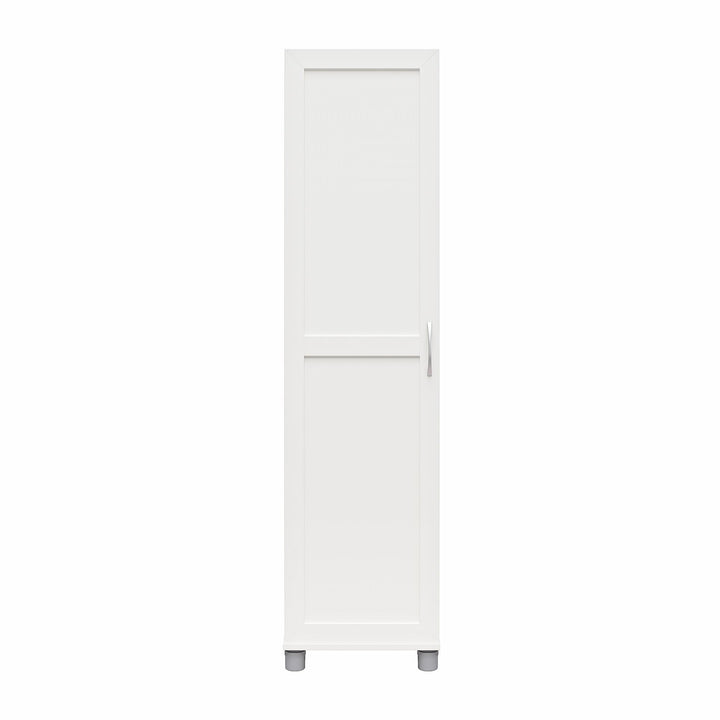 60 inch tall storage cabinet - White