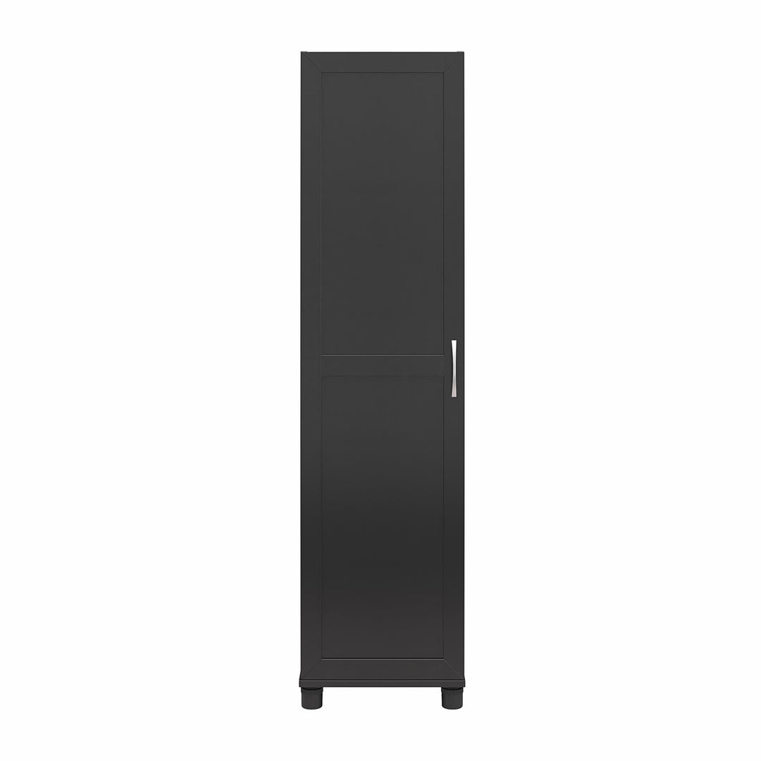 60 inch tall storage cabinet - Black