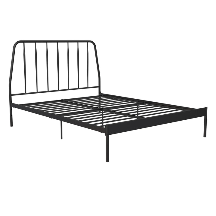 Anastasia Metal Bed - Black - Queen