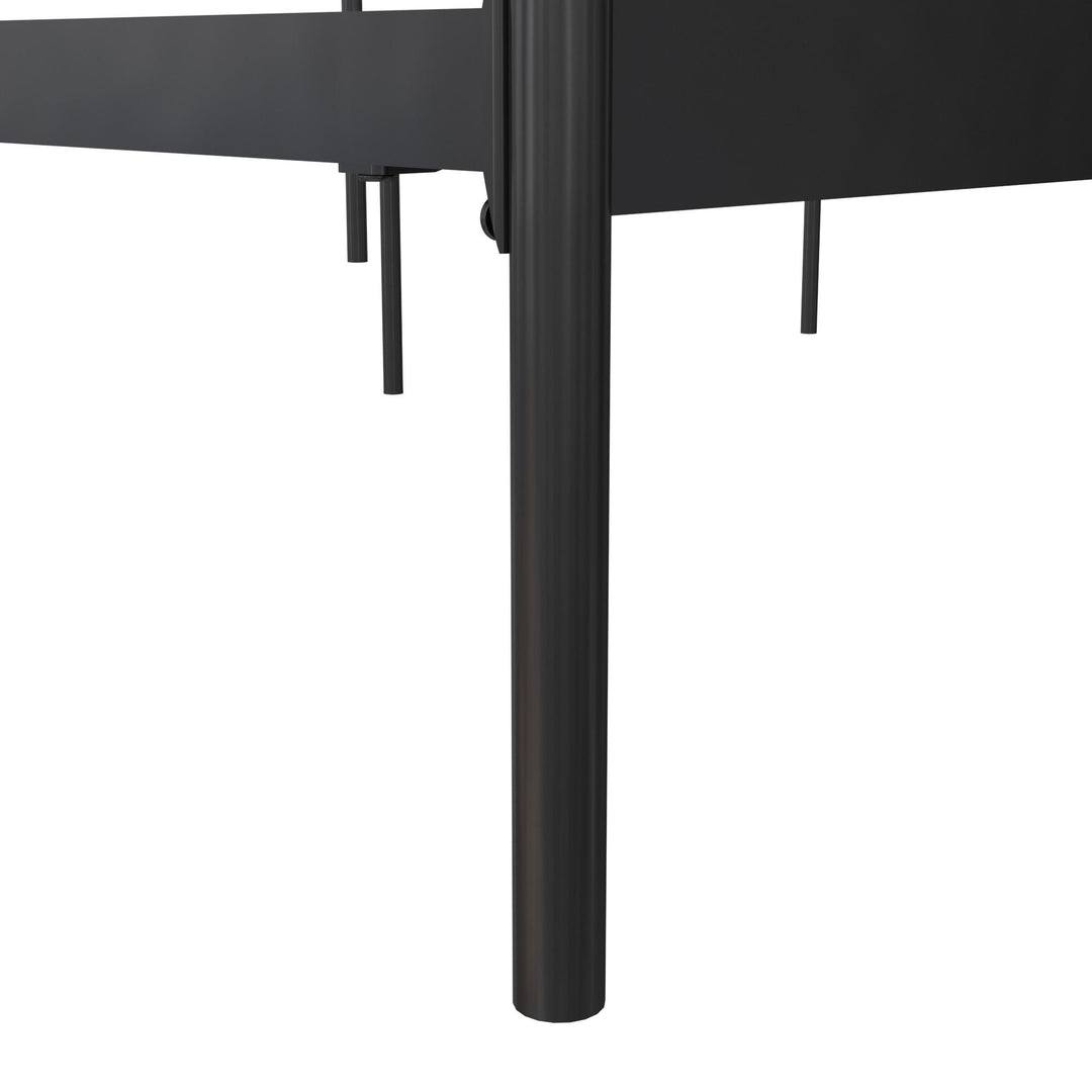 Anastasia Metal Bed - Black - Queen