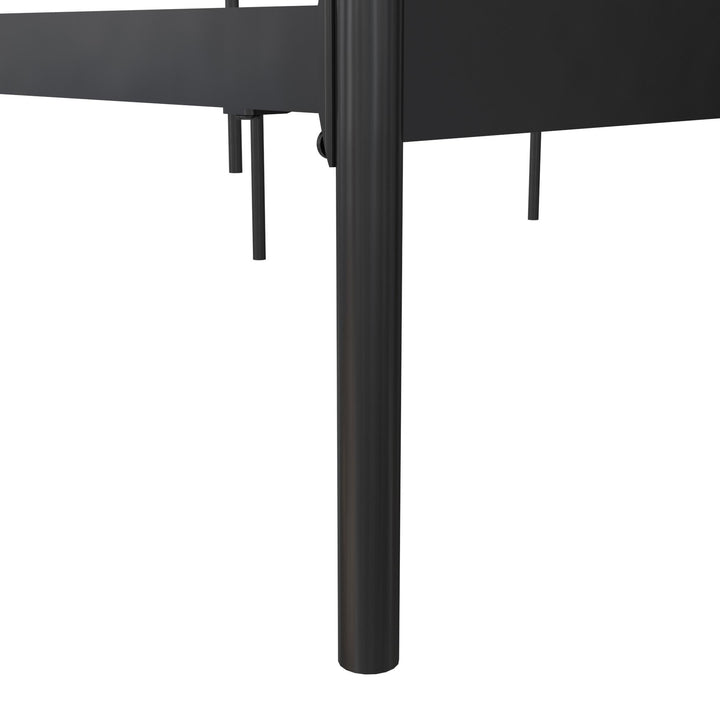 Anastasia Metal Bed - Black - Queen