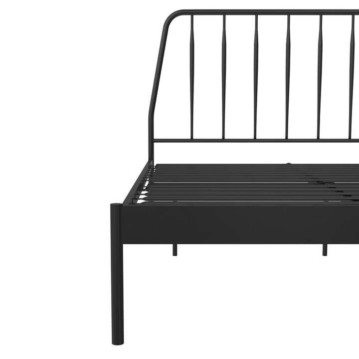 Anastasia Metal Bed - Black - Queen