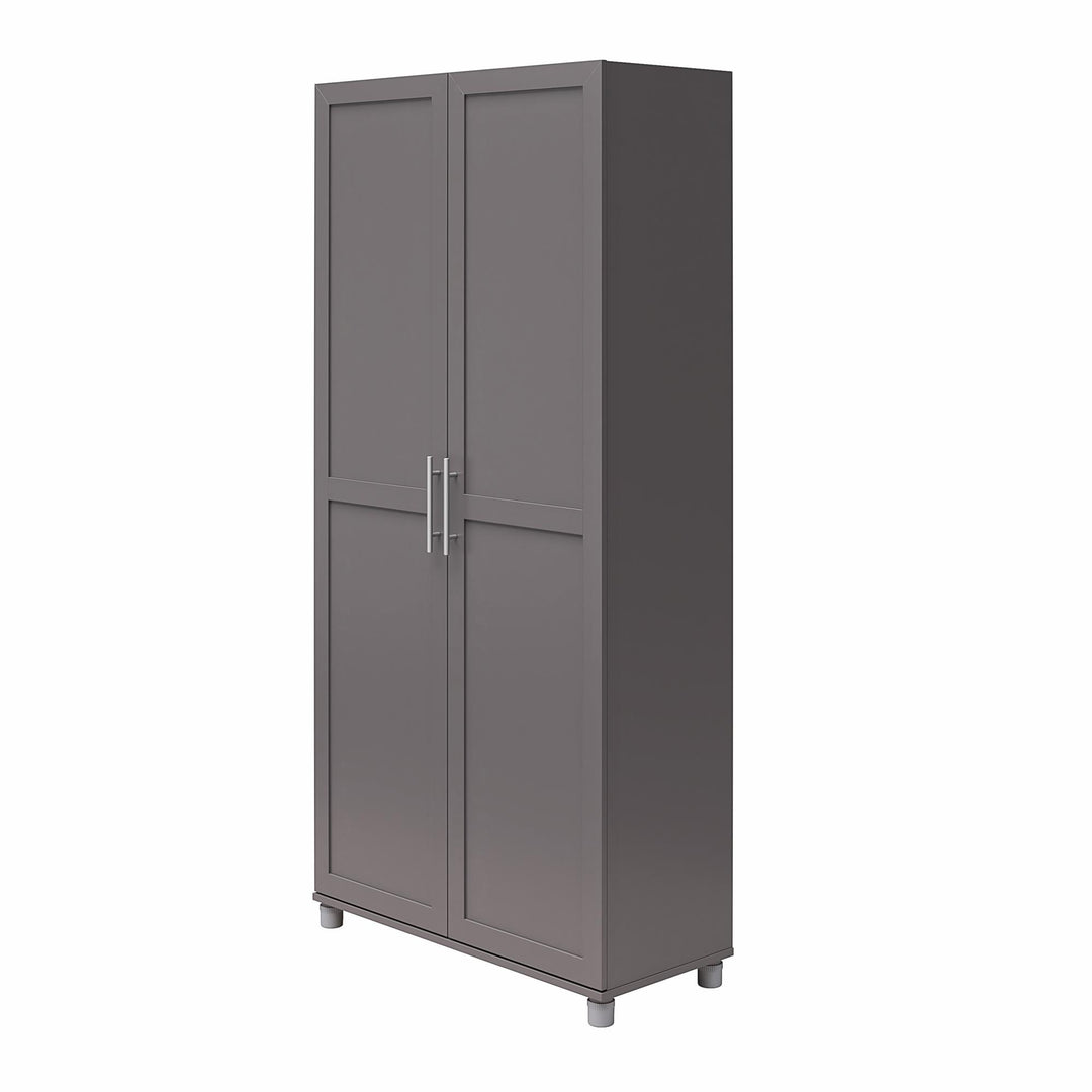 Modern Camberly Utility Storage Cabinet -  Graphite Grey