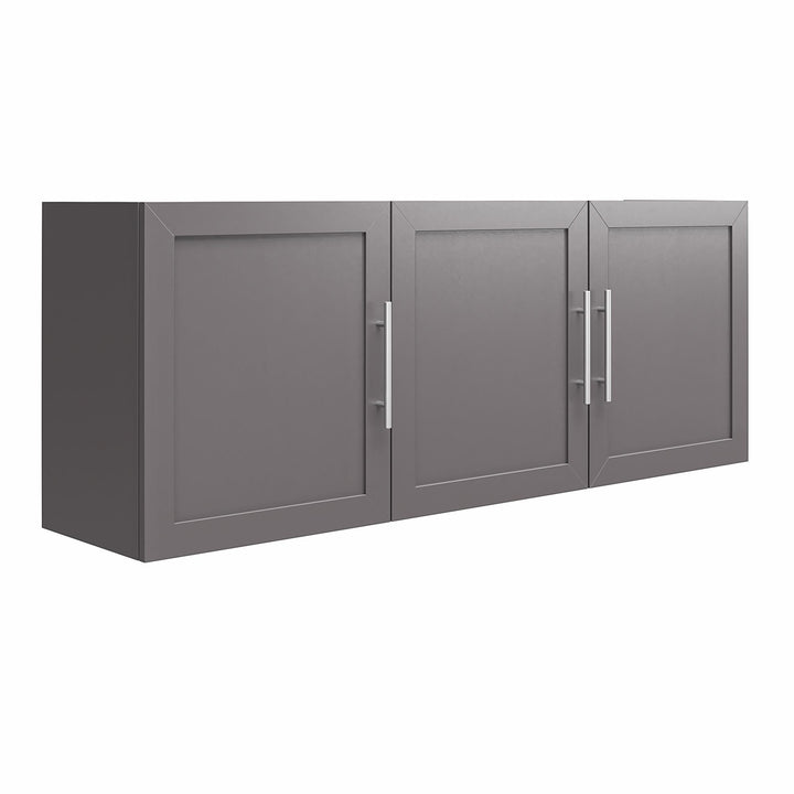 Modern Design 54 Inch Wall Cabinet -  Graphite Grey
