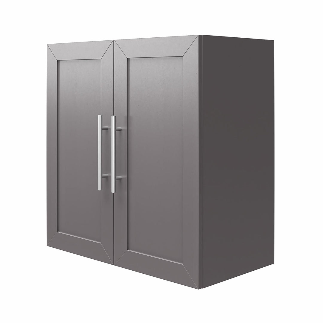 Elegant Framed 24 Inch Cabinet -  Graphite Grey