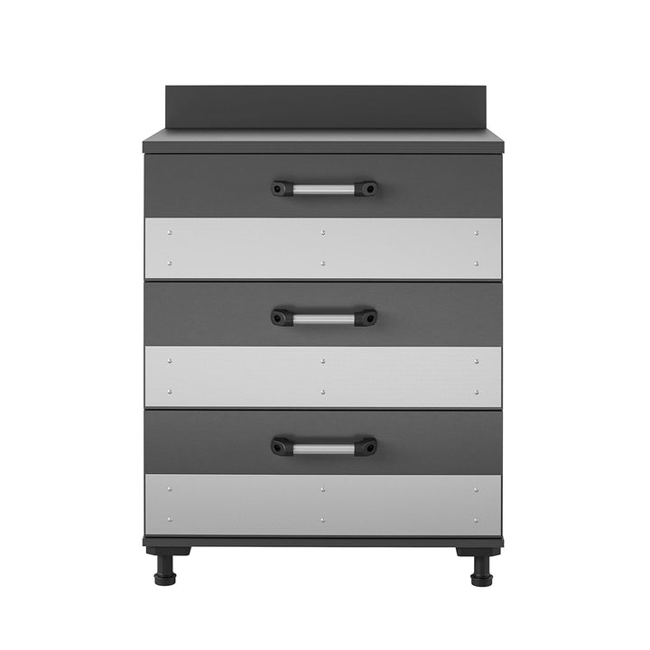 Boss 3 Drawer Cabinet -  Dark Gray