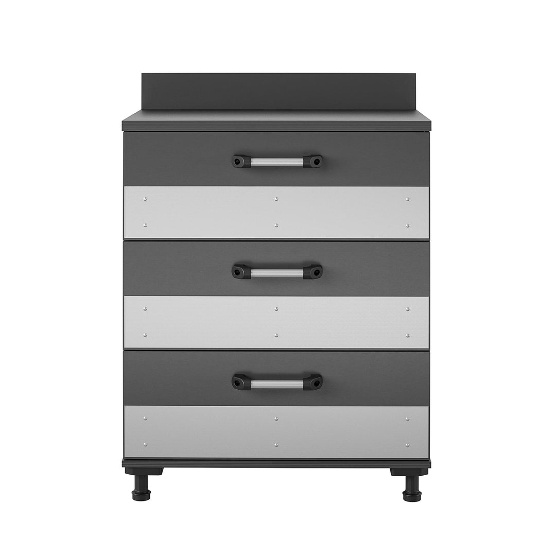 Boss 3 Drawer Cabinet -  Dark Gray