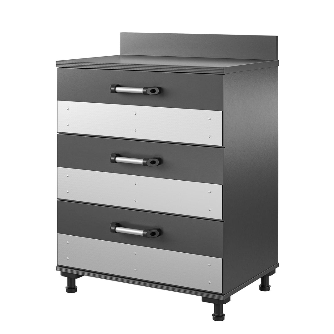 Boss Design 3 Drawer Cabinet -  Dark Gray