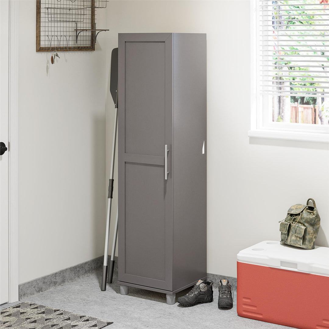 Camberly Stylish Tall Cabinet -  Graphite Grey