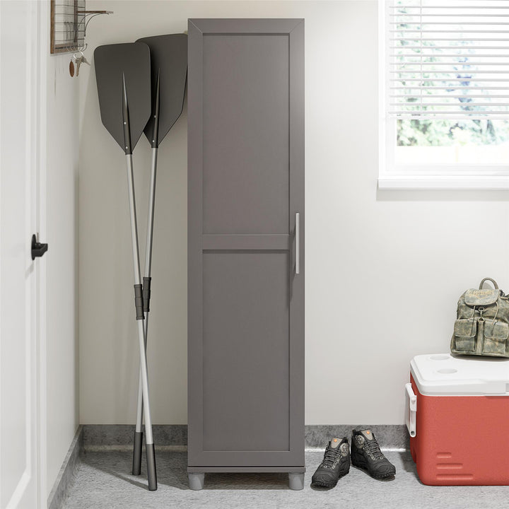 Contemporary Home Storage Cabinet -  Graphite Grey