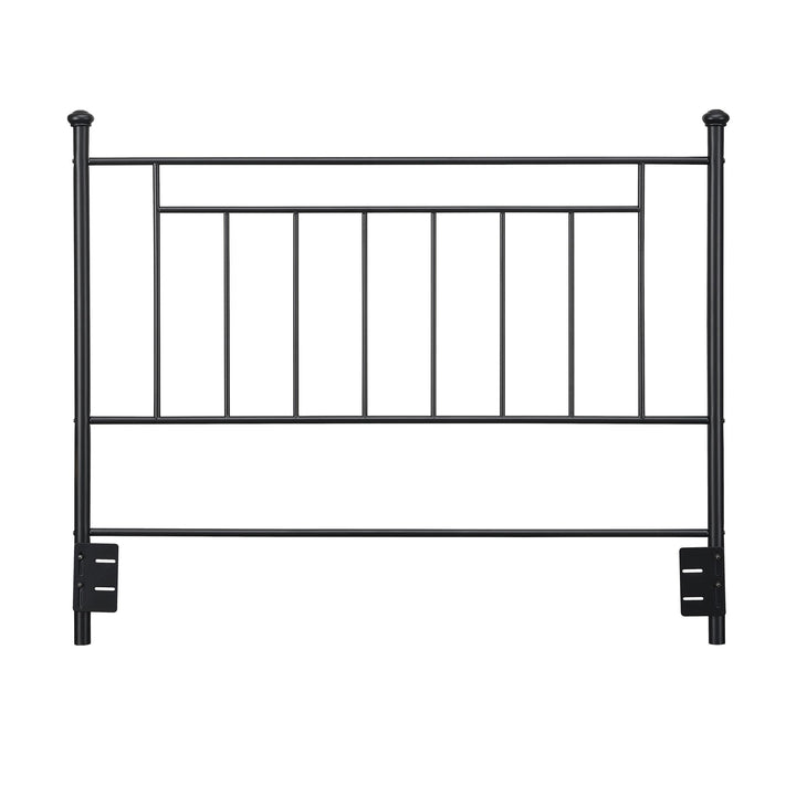 Provo Sturdy and Elegant Metal Headboard  -  Black