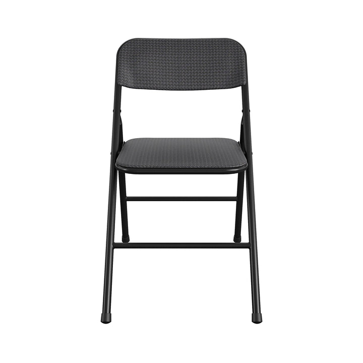folding chairs for card table - Black - 5 Piece