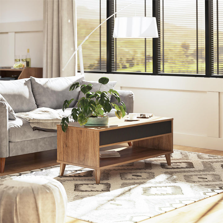 Magnolia Mid Century Modern Coffee Table -  Walnut