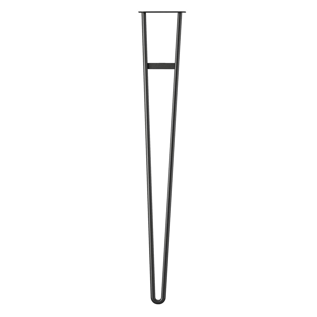 33.31 Inch Steel Hairpin Furniture Leg, Pack of 4 - Black - 4-Pack