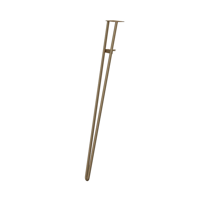 33.31 Inch Steel Hairpin Furniture Leg, Pack of 4 - Gold - 4-Pack