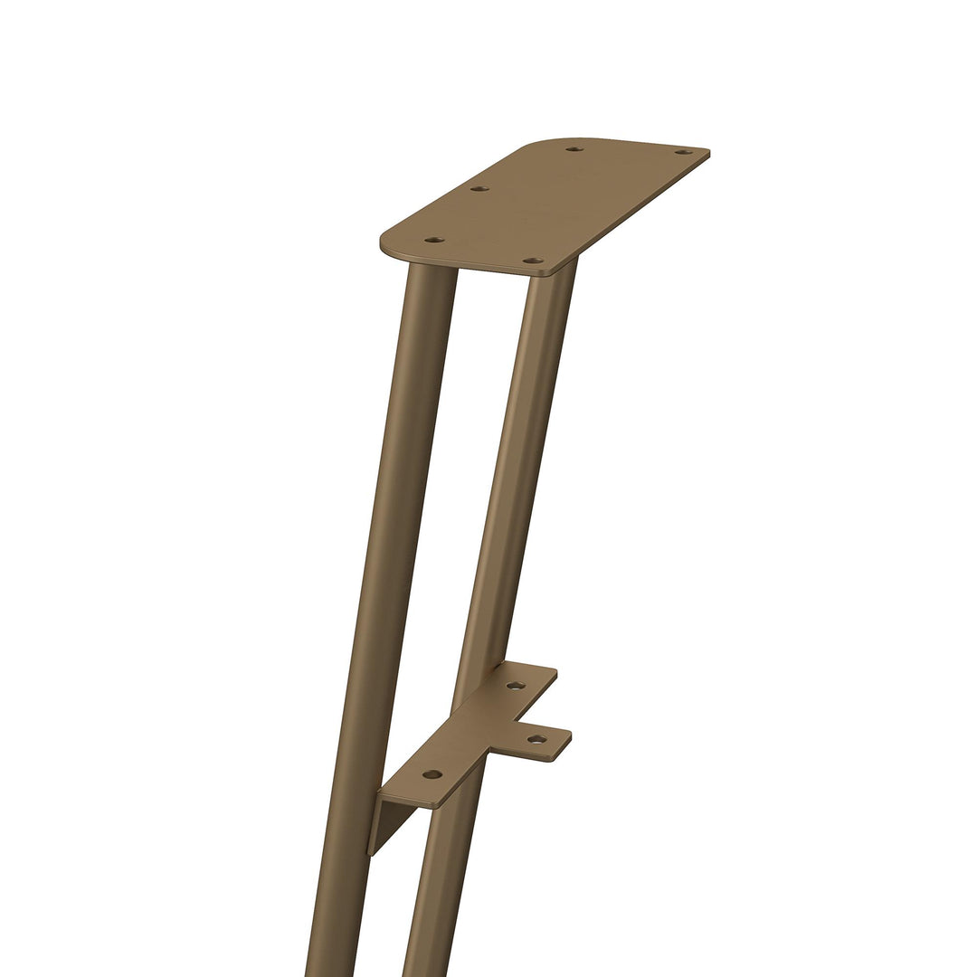 33.31 Inch Steel Hairpin Furniture Leg, Pack of 4 - Gold - 4-Pack