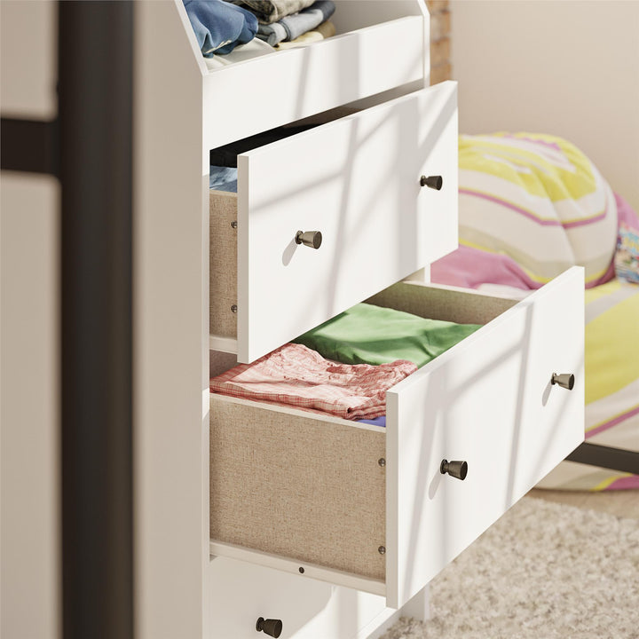 3 Drawer Dresser for Clothes Storage -  White
