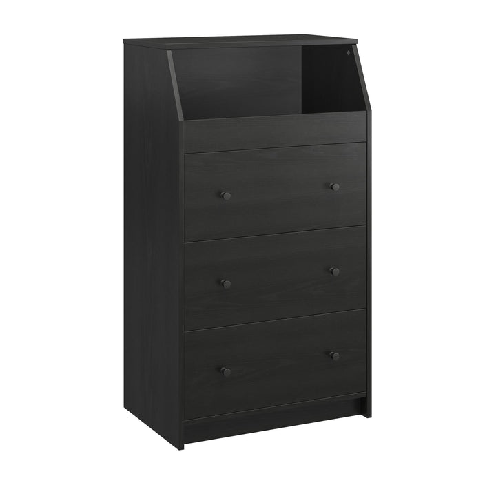 The Loft 3 Drawer Dresser -  Black Oak