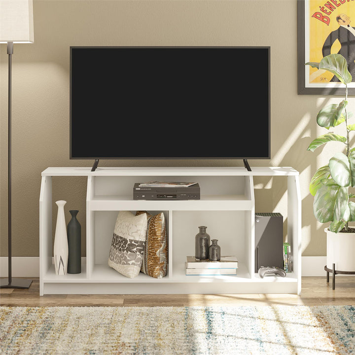 Spacious TV Stand for 59 Inch TV -  White