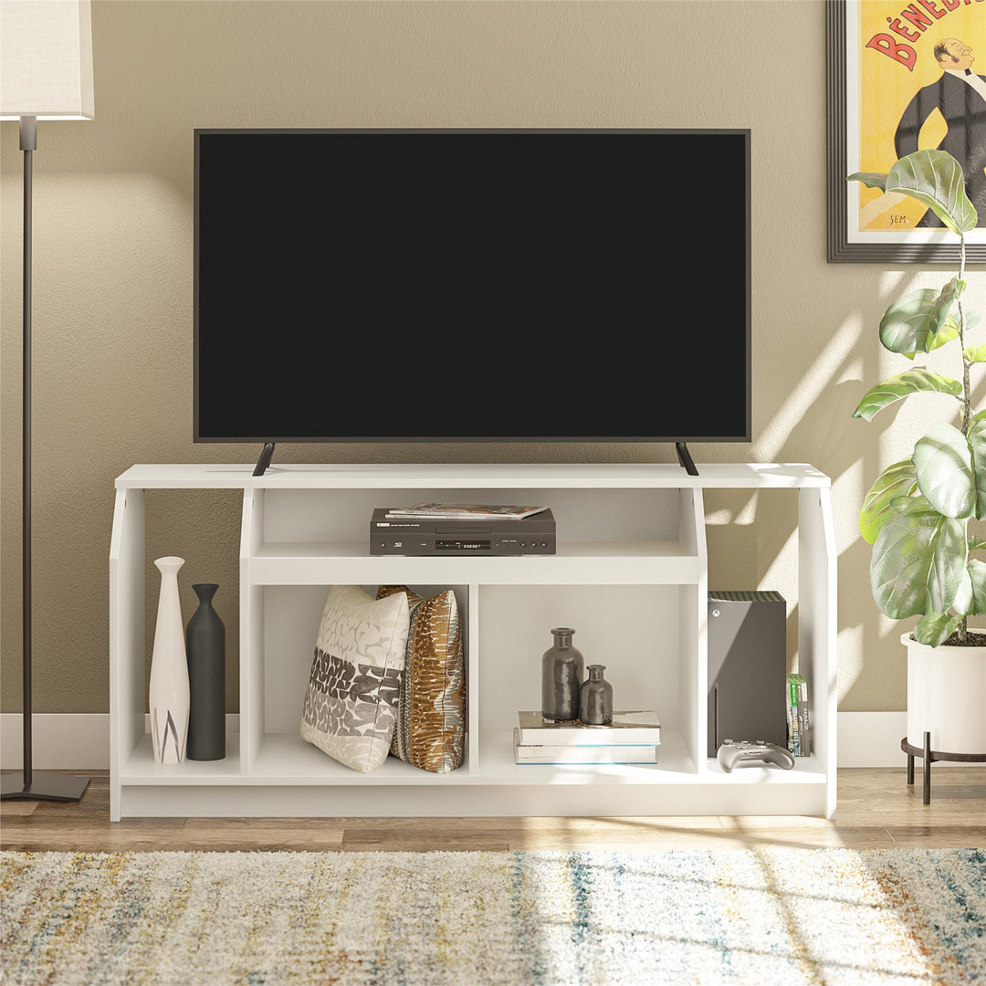 The Loft TV Stand for TVs up to 59 Inches - White