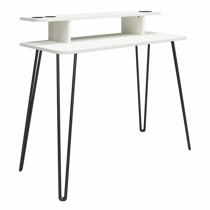 Functional Vanity Desk -  White