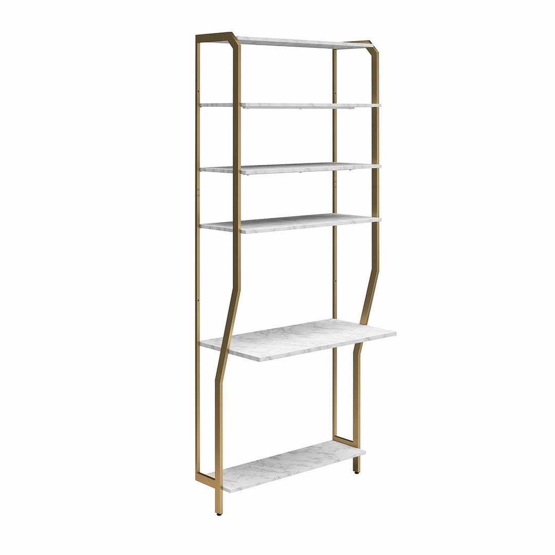 Gwyneth Stylish Closet -  Vanity  -  White marble