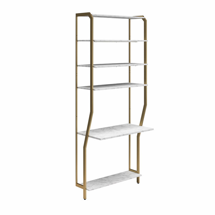 Gwyneth Stylish Closet -  Vanity  -  White marble