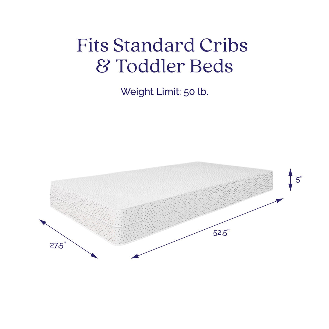 toddler matress with cover - White Color