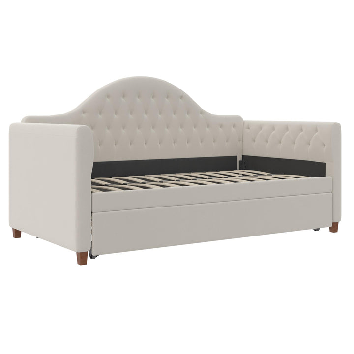 Rowan Valley Arden Upholstered Daybed and Trundle Set - Dove Gray