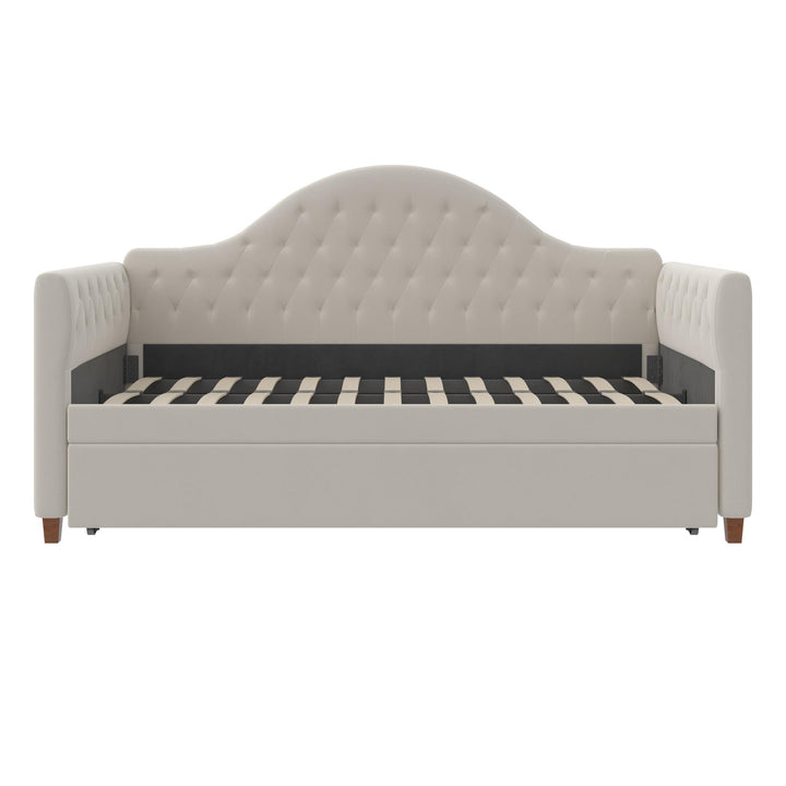 Rowan Valley Arden Upholstered Daybed and Trundle Set - Dove Gray