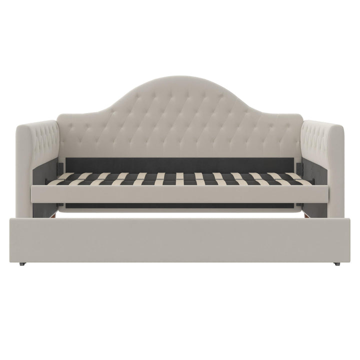 Rowan Valley Arden Upholstered Daybed and Trundle Set - Dove Gray