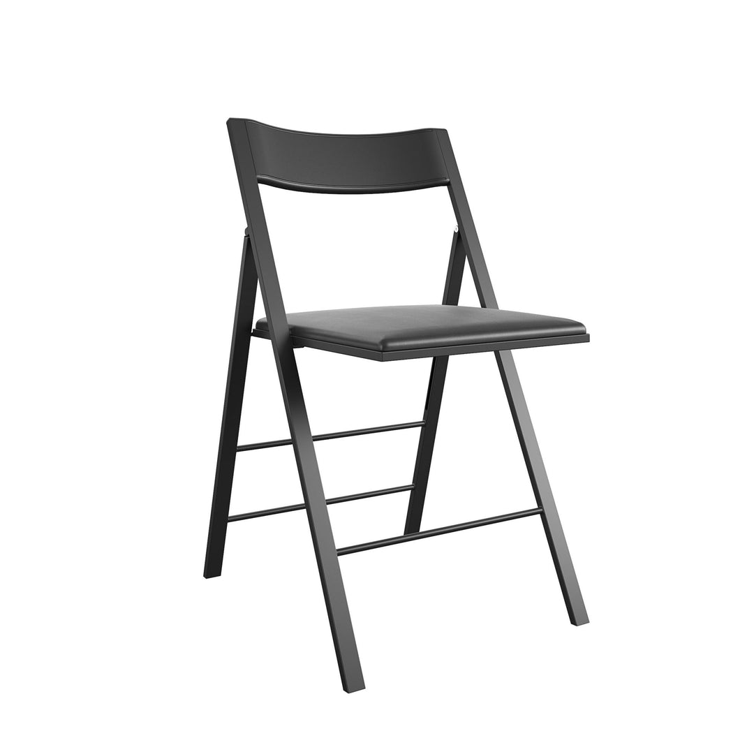 slim chairs - Black - 2-Pack