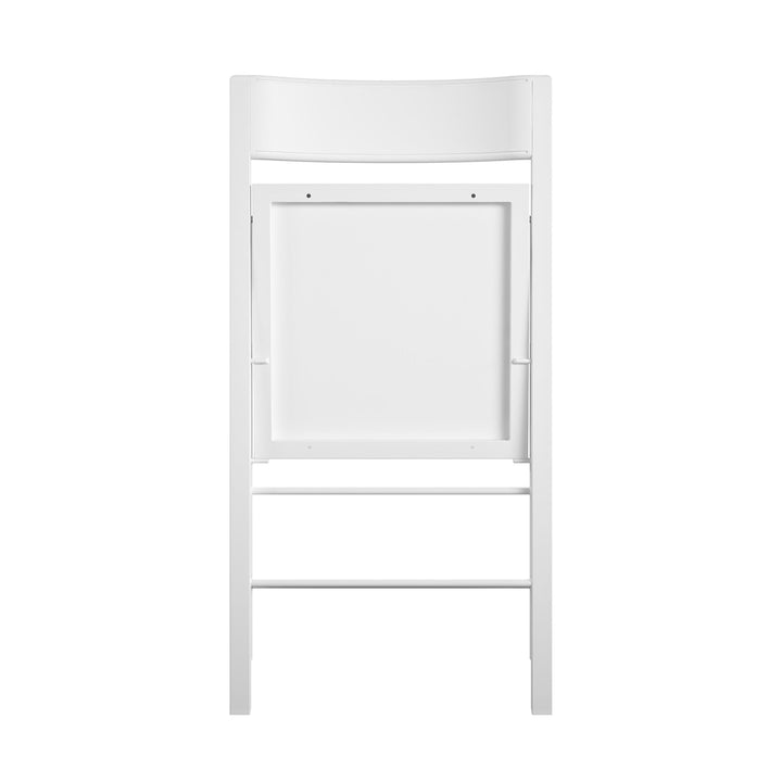 Folding Chairs for Dining Room - White - 2-Pack