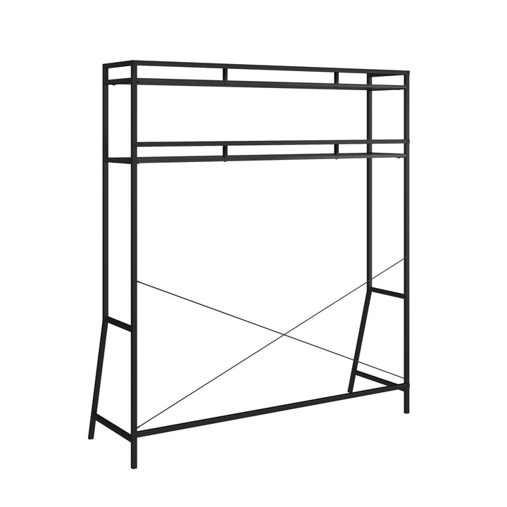 Beverly Furniture Collection Over-The-Bed Storage -  Black Oak