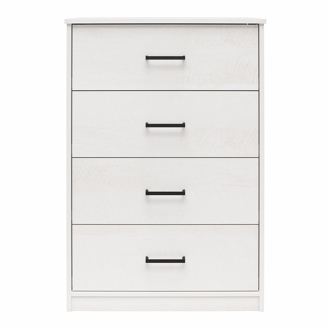Edgewater 4 Drawer Dresser  -  Ivory Oak