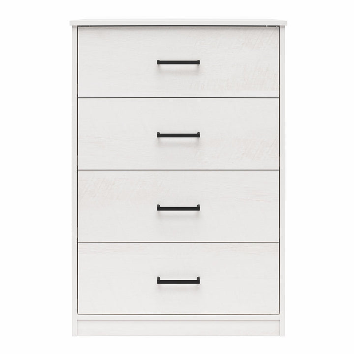 Edgewater 4 Drawer Dresser  -  Ivory Oak