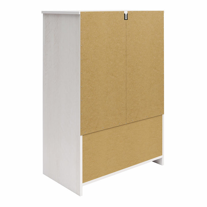 Durable Edgewater 4 Drawer design -  Ivory Oak