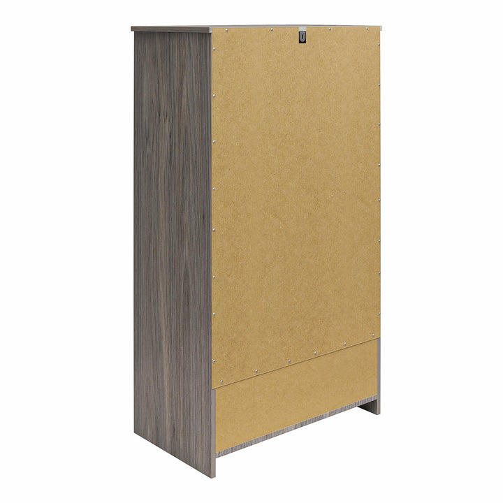 Durable Edgewater 5 Drawer design -  Gray Oak