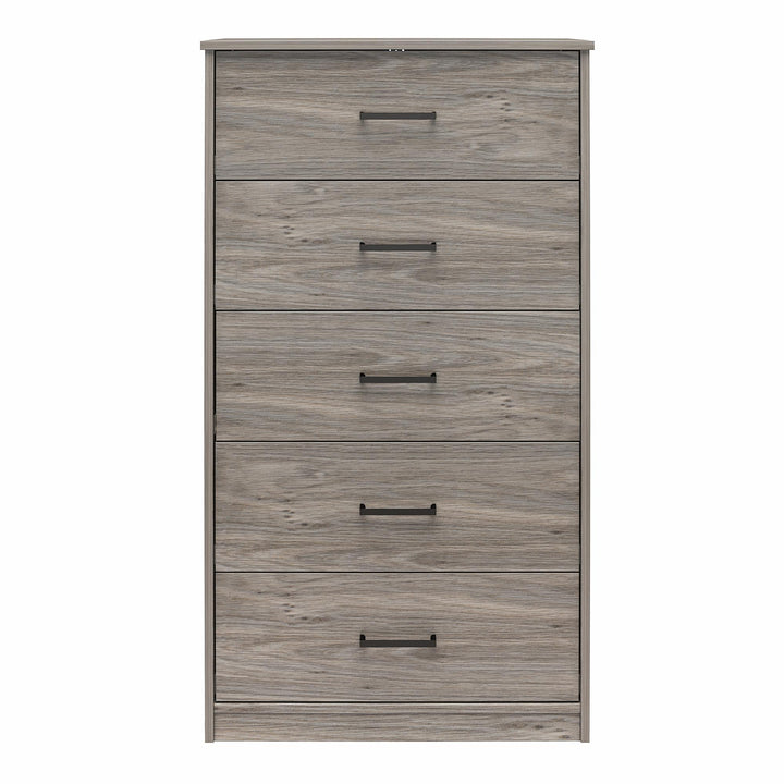 Edgewater 5 Drawer Dresser  -  Ivory Oak