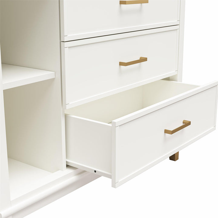 Westerleigh Media Dresser for Living Room -  White