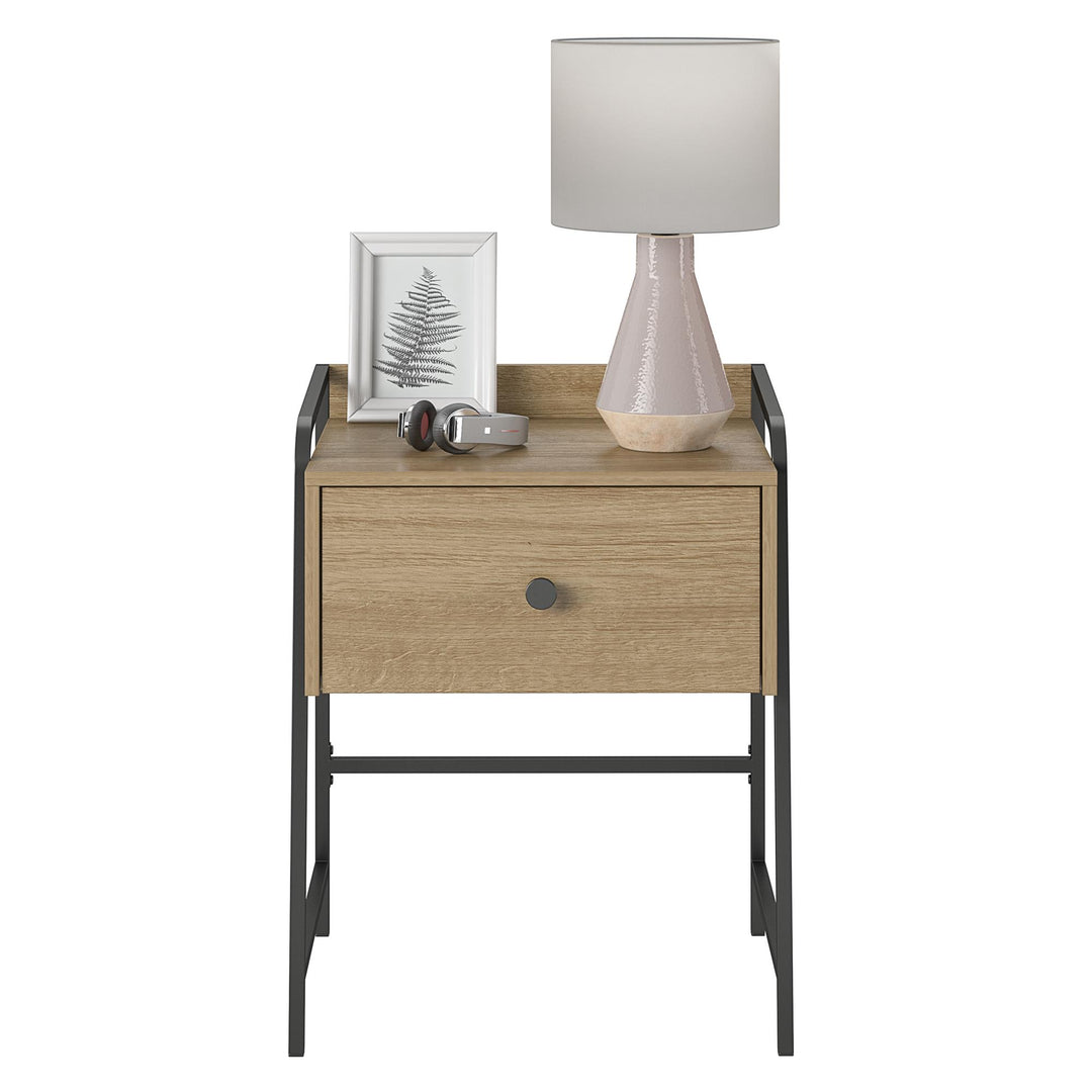 Bushwick Nightstand with Drawer  -  Natural