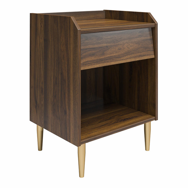 Remy Furniture Collection Nightstand -  Walnut