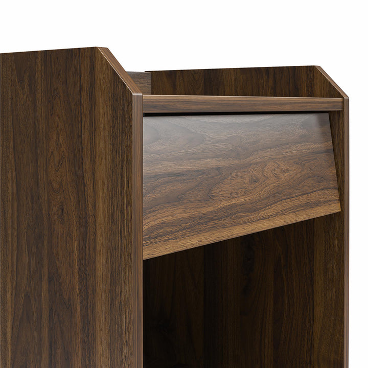 Remy Solid Wood Nightstand -  Walnut