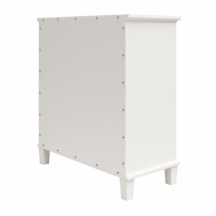 Celeste Solid Wood Accent Cabinet -  White