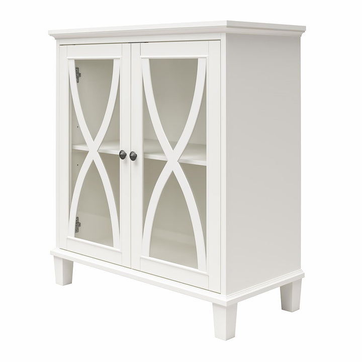 Contemporary Celeste Accent Cabinet -  White