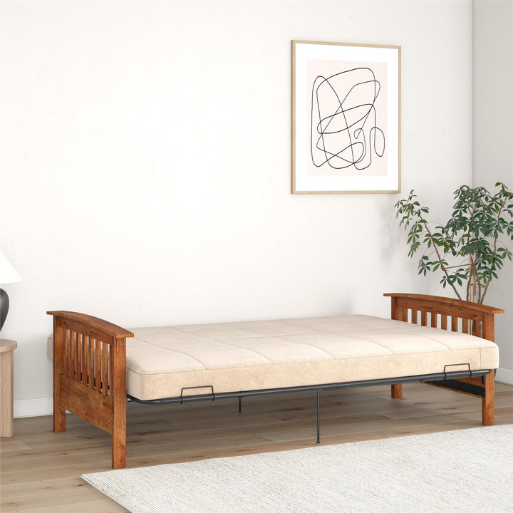 futon frame bed - Natural - Full Size